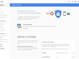 The Google sign-in & security settings page