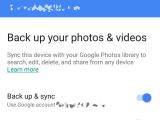 Backing up your data with Google’s Photo app