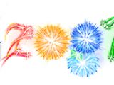 Google's New Year logo in 2007