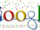 Google's New Year logo in 2008