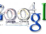 Google's New Year logo in 2004