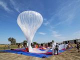 Google's Loon balloons before taking off