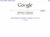The Google homepage after fading in