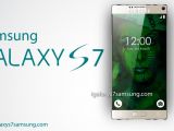 Samsung Galaxy S7 concept, display view