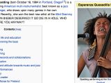 Screenshot for Esperanza Spalding’s vandalized Wikipedia page