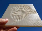 3D printed einstein block print plate