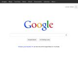 The updated black navbar on the Google homepage, logged in