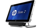 HP Slate 2 Windows 7 running tablet PC with dock