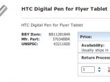 HTC Flyer's Digital Pen