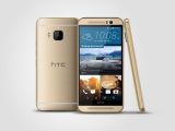HTC One M9 in amber gold option