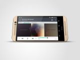 HTC One M9, music playing app