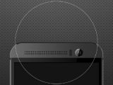 HTC One M9+, speaker detail