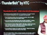 Training slides for HTC ThunderBolt at Verizon