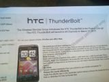 HTC ThunderBolt to land on March 17th