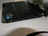 Sony Vaio F Series 3D multimedia notebook - Left side ports