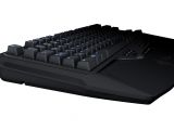 Roccat Ryos TKL Pro gaming keyboard, side view