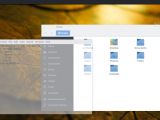 Transparent terminal and file manager