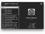 Searching for "System Preferences"
