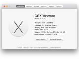 OS X "About" menu