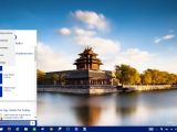 Cortana menus on Windows 10