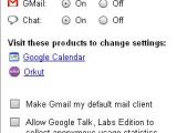 Google Talk, Labs Edition settings