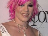 Singer Pink made pink hair her trademark