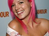 Lily Allen also went pink for a brief while