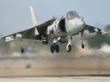Image of a Harrier Jump Jet, capable of vertical/short takeoffs and landings