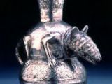 Andean Chimu bronze battle, dated 1300 AD