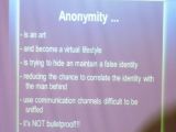 Online anonimity