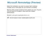 Microsoft invitation