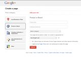 Setting up a Google+ Page for general categories