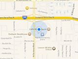 iPhone 6 simulated screenshot - Maps.app