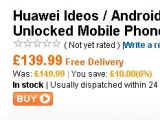 Huawei Ideos pricing