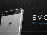 Huawei P8 has a full metal uni-body