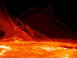 Sun's chromosphere with plasma long filaments