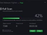 IObit Malware Fighter 2 - full scan