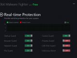 IObit Malware Fighter 2 - real-time protection panel