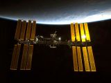 The ISS shines bright in the Sun, as seen in this image captured by Endeavor astronauts as they were preparing to dock
