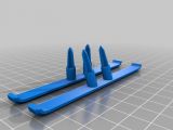 3D model of ski legs