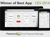 PasswordBox was named Best App at CES 2014