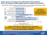 Intel E3-1275 integrated P3000 GPU va Nvidia Quadro FX580