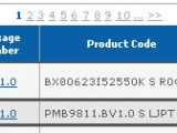 Intel Core i5-2550K listed in Intel MDDS database