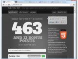 Chrome HTML5 score