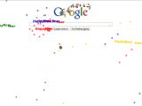 The Happy New Year Easter Egg on the Google homepage