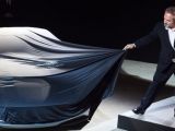 Director Sam Mendes unveils new James Bond car, an Aston Martin