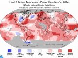 Map documents the temperature increase documented on a global scale during this period