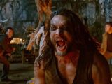 Jason Momoa as a werewolf in the 2014 film "Wolves"