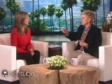 Aniston and Ellen DeGeneres sit down for a game of The Last Word