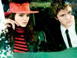 Taking her out for a ride: Ansel Elgort looks dashing with Kendall Jenner
